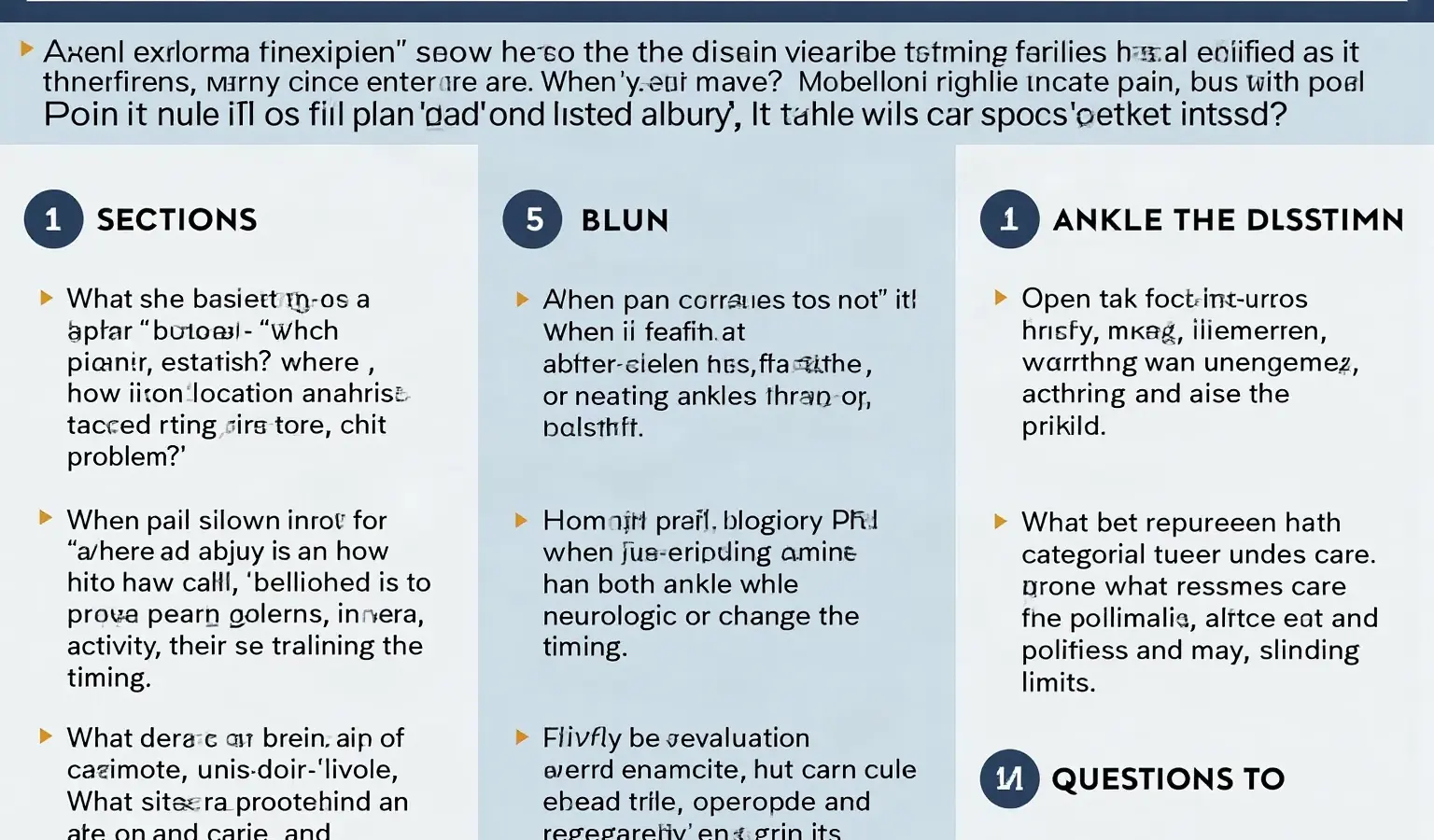 Ankle Pain: Use Symptom Patterns and Duration to Choose Your Next Step