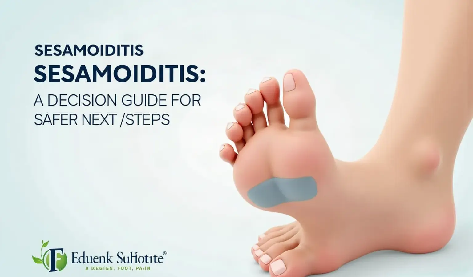 Sesamoiditis Treatment: A Decision Guide for Safer Next Steps